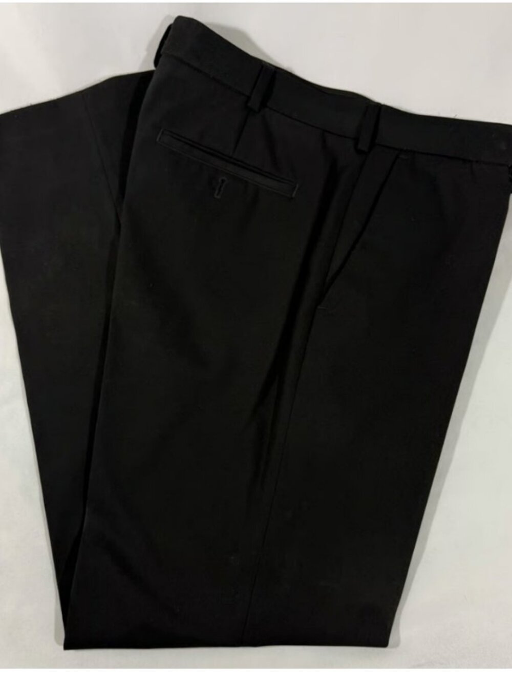 Men's Van Heusen Dress Pants Black 34x32 No-Iron